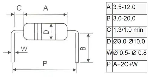 MANUAL CUT and BEND MACHINE FOR TAPED AXIALS Drawing